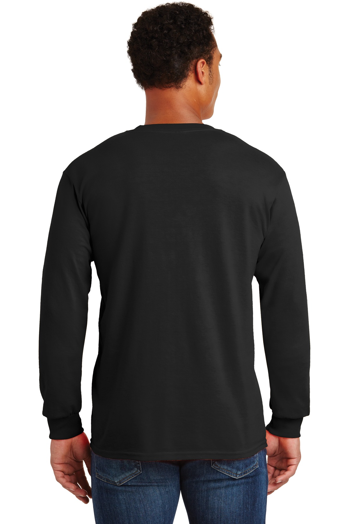 Gildan ® - Ultra Cotton ® 100% Cotton Long Sleeve T-Shirt with Pocket ...