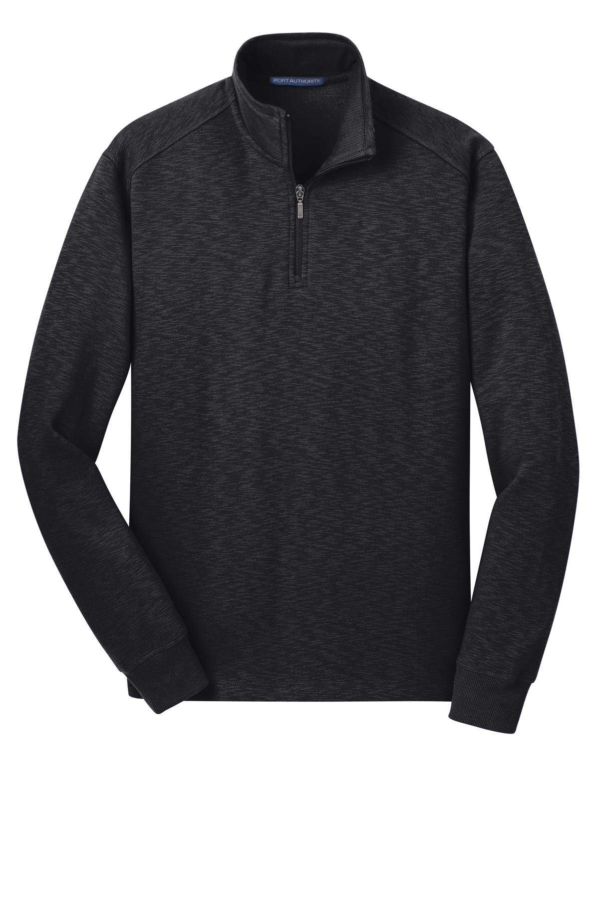 Port Authority ® Slub Fleece 1/4-Zip Pullover. F295 - Custom Shirt Shop