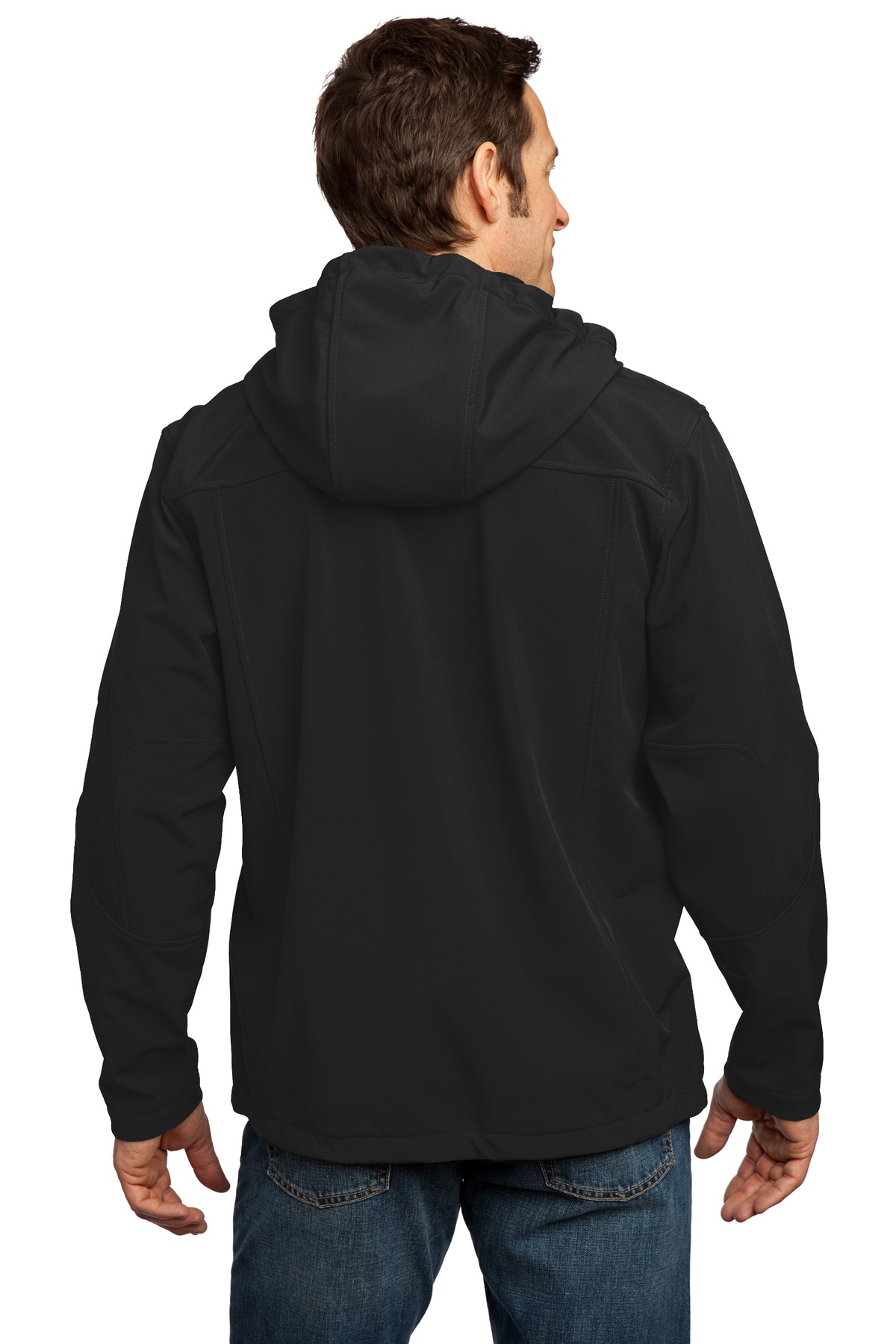 Port Authority ® Textured Hooded Soft Shell Jacket J706 Custom Shirt