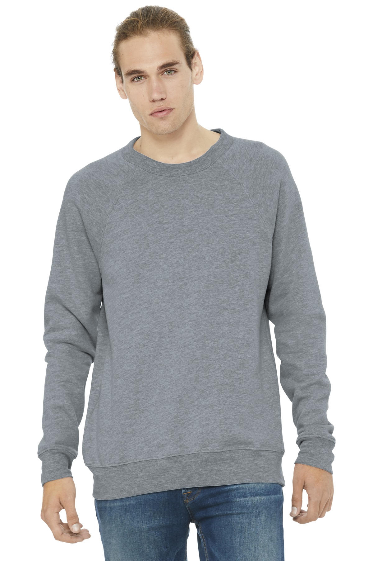 BELLA+CANVAS ® Unisex Sponge Fleece Raglan Sweatshirt. BC3901 - Custom ...
