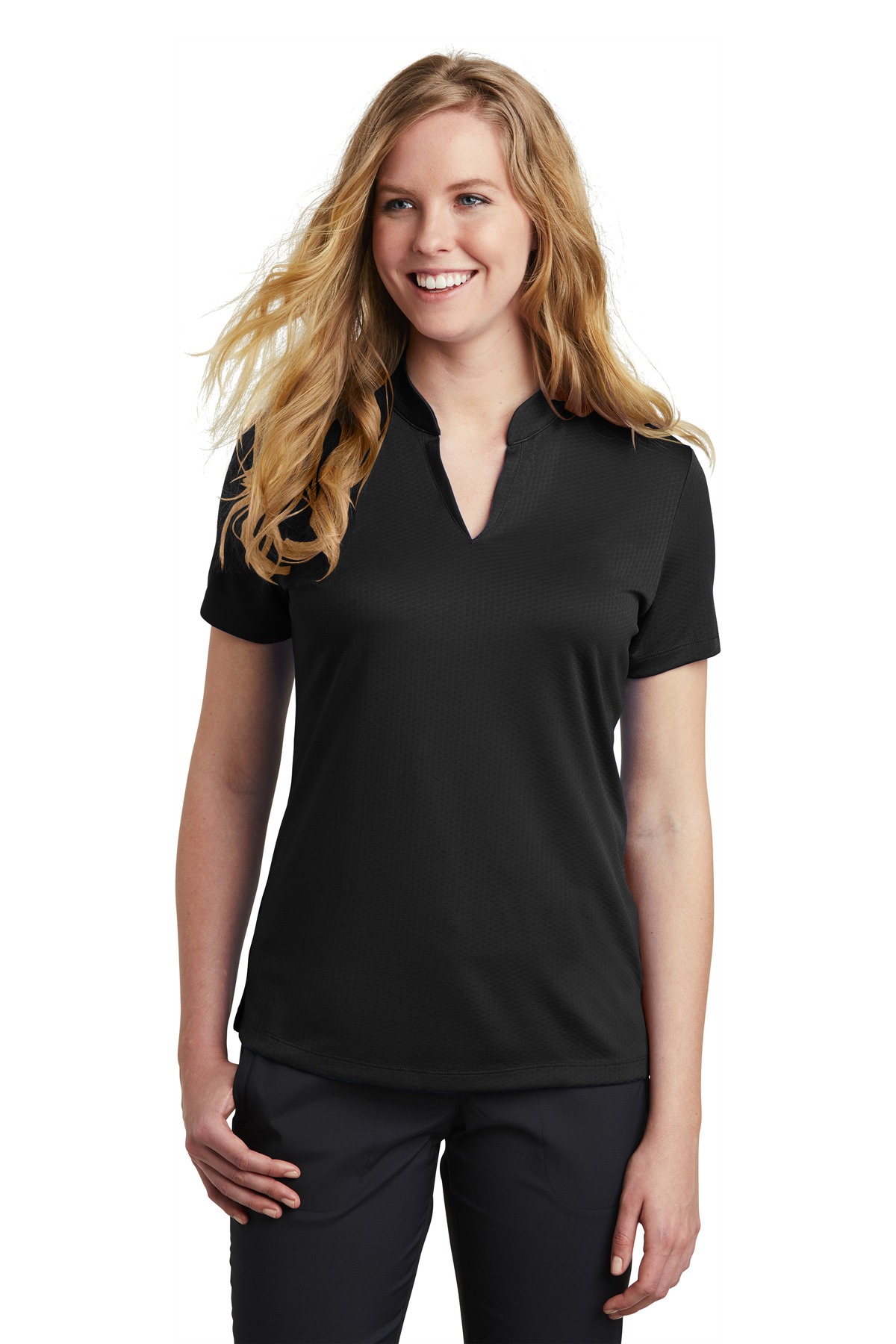 nike dri fit v neck womens