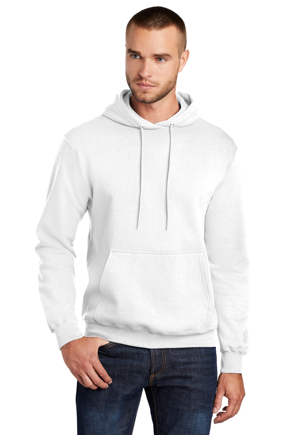 Port & Company ® Tall Core Fleece Pullover Hooded Sweatshirt PC78HT ...