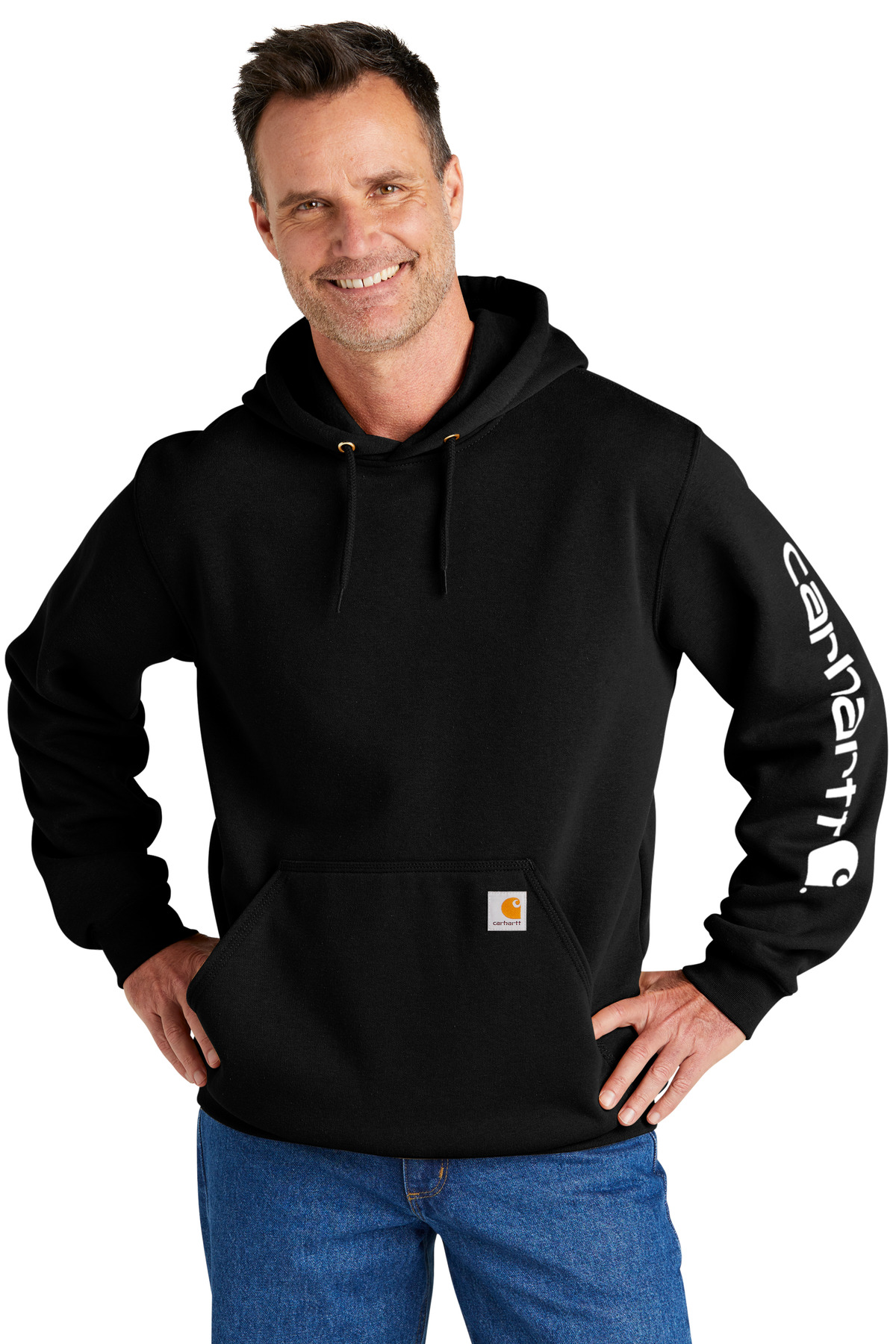 Carhartt ® Midweight Hooded Logo Sweatshirt CTK288 - Custom Shirt Shop